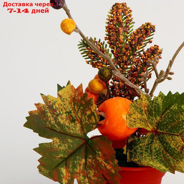 Декоративная компазиция "Осенний урожай" 10х20х24 см - фото 3 - id-p227071030