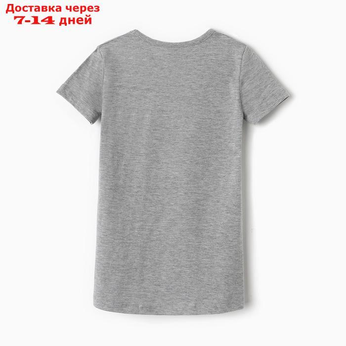 Сорочка ночная для девочки, цвет серый, рост 116 см - фото 4 - id-p227071101