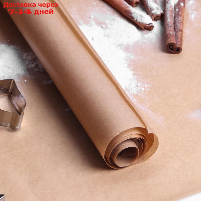 Бумага для выпечки силиконизированная, коричневая 38 х 6 м - фото 3 - id-p227056894