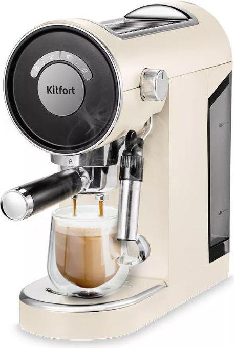 Рожковая кофеварка Kitfort KT-783-1 - фото 1 - id-p226662531