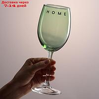 Бокал для вина "Home", 360 мл зеленый