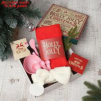Набор подарочный Holly Jolly полотенце и акс