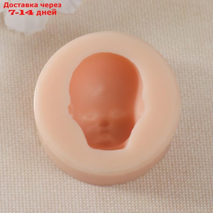 Молд силикон "Лицо младенца" №22 3х2,4х1,8 см - фото 2 - id-p227072252