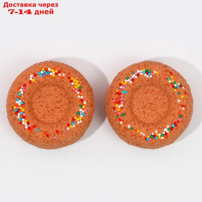 Набор бурлящих пончиков для ванны "Сладкого праздника!", 2 х 65 г, новогодняя карамель - фото 2 - id-p227070345