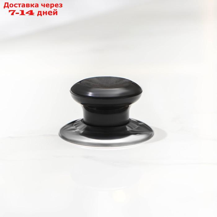 Ручка для крышки на посуду Доляна "Гевни", d=4,5 см, цвет черный - фото 3 - id-p227057174