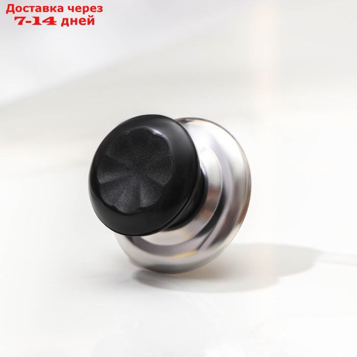 Ручка для крышки на посуду Доляна "Гевни", d=4,5 см, цвет черный - фото 4 - id-p227057174
