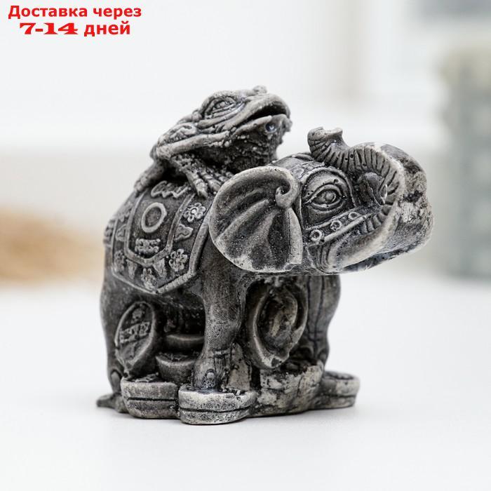 Фигура "Слон на деньгах" под камень, 10х8,5х6см - фото 2 - id-p227049565