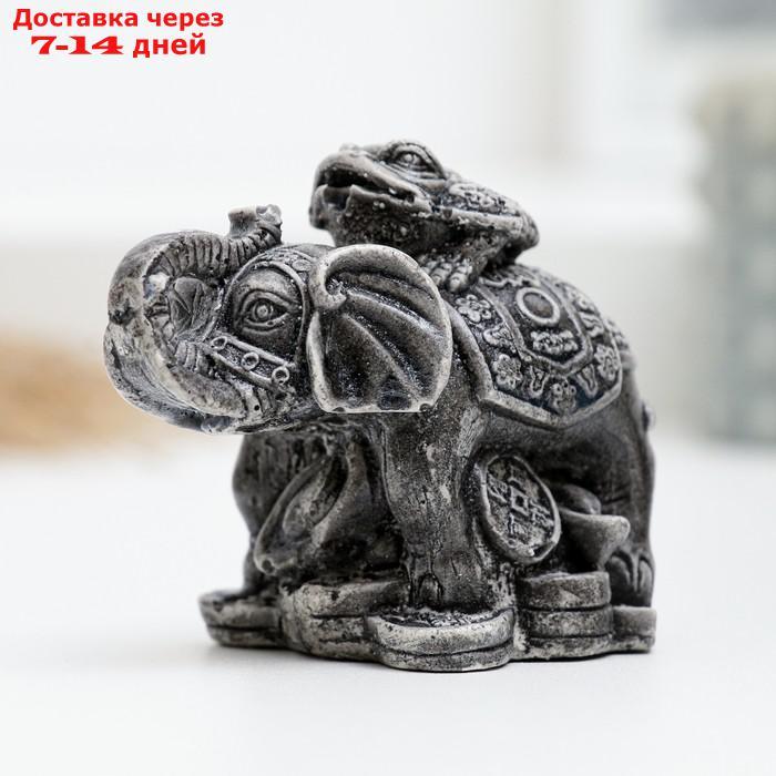 Фигура "Слон на деньгах" под камень, 10х8,5х6см - фото 3 - id-p227049565