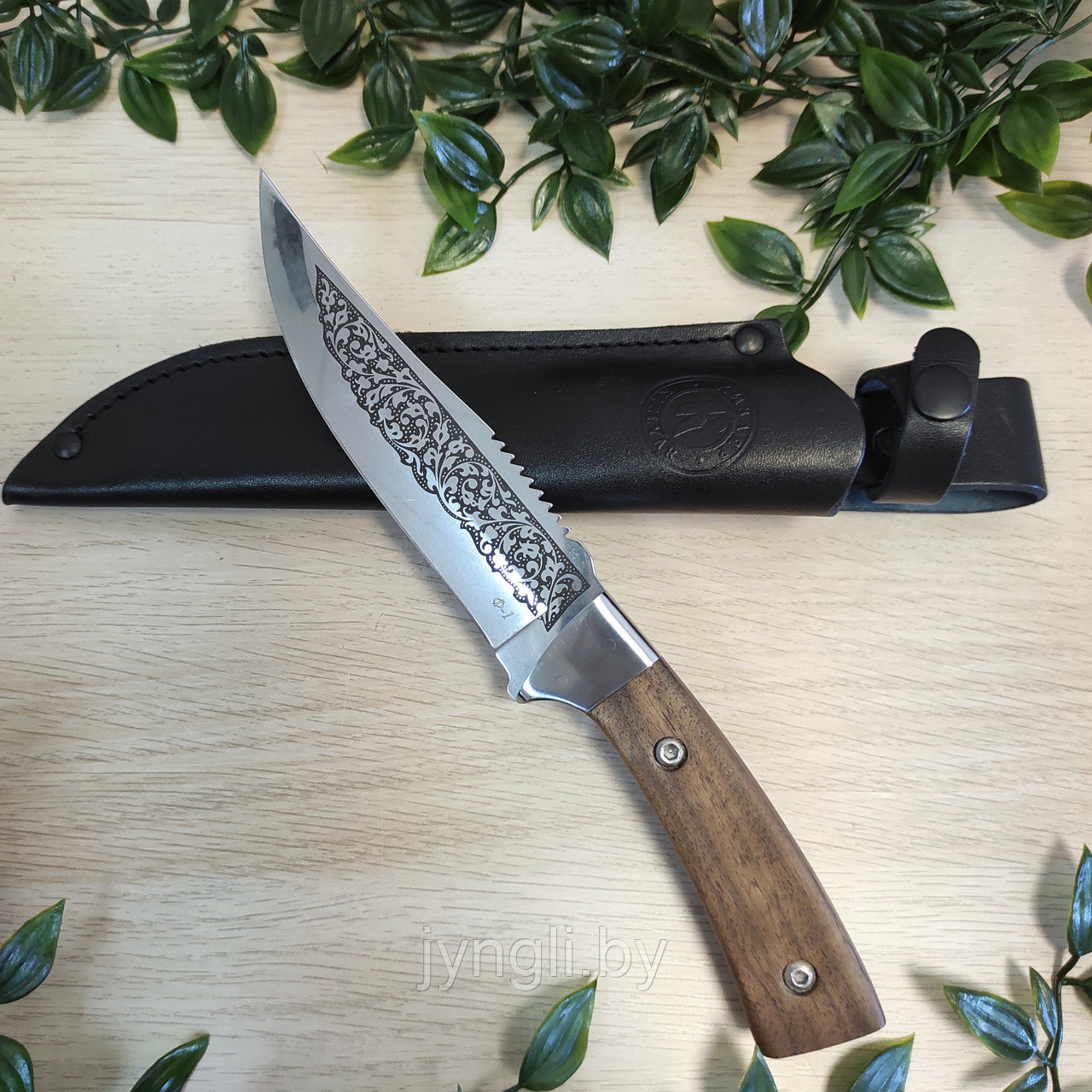 Нож туристический Кизляр Ф-1, рукоять дерево - фото 2 - id-p76934477