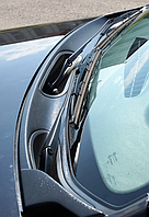 Накладка в проём стеклоочистителей (Жабо, ABS) Nissan Terrano с 2014-2021