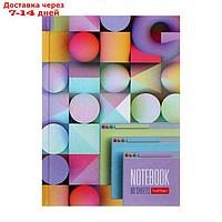 Записная книжка, А6, 80 листов, в клетку, "Multicolor", обложка 7БЦ, глянцевая ламинация, блок офсет 60г/м2