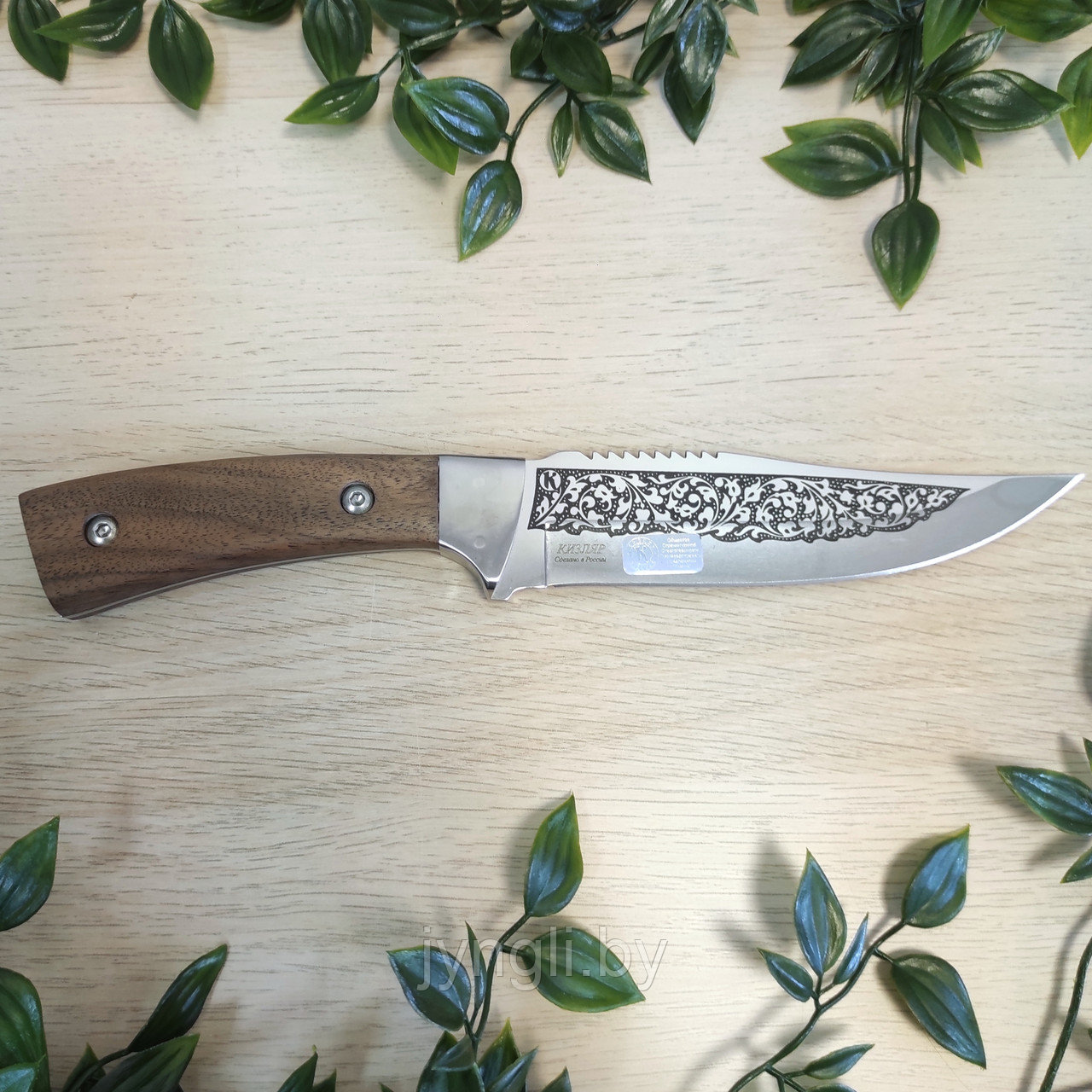 Нож туристический Кизляр Ф-1, рукоять дерево - фото 7 - id-p76934477
