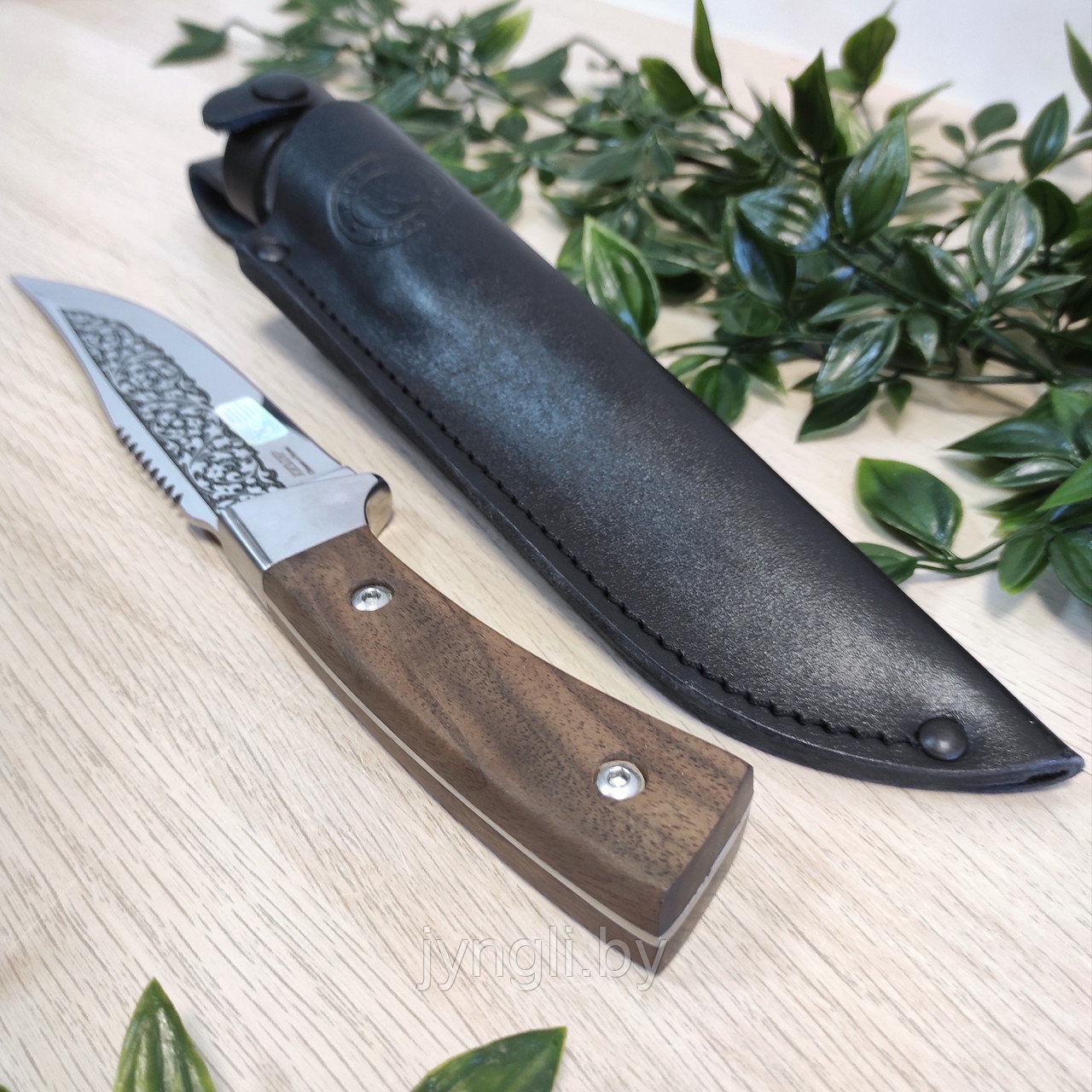 Нож туристический Кизляр Ф-1, рукоять дерево - фото 3 - id-p76934477