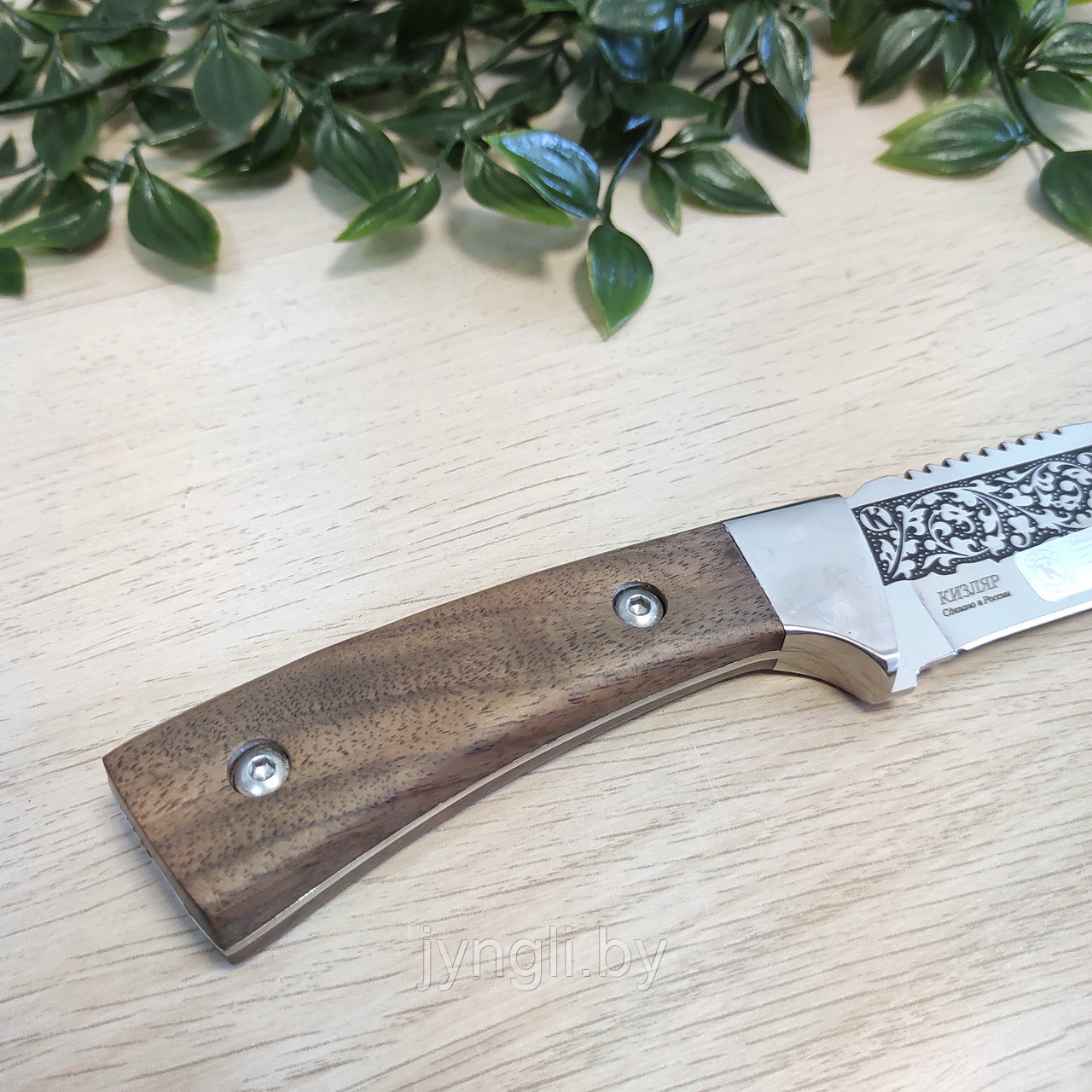 Нож туристический Кизляр Ф-1, рукоять дерево - фото 4 - id-p76934477