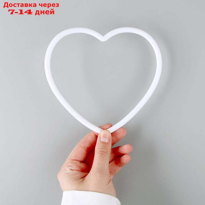 Основа для творчества и декора "Сердце" набор 10 шт., размер 1 шт. 14,5 × 14,5 × 0,53 см - фото 6 - id-p227069233