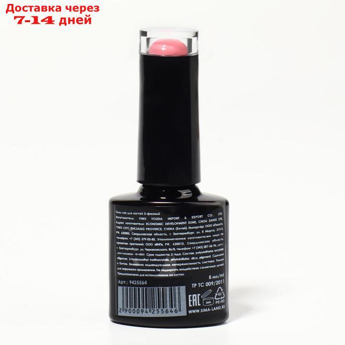 Гель-лак для ногтей, "CLASSIC COLORS", 3-х фазный, 8мл, LED/UV, цвет розовый фламинго (12) - фото 9 - id-p227065275