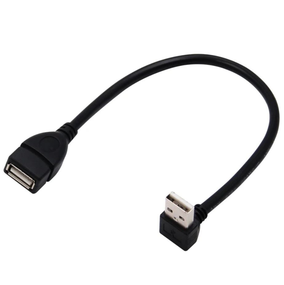 USB удлинитель 2.0 0.2м , угловой, под углом 90 градусов "UP", направленный вверх - фото 1 - id-p227174427