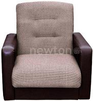 Интерьерное кресло Экомебель Лондон рогожка микс (коричневый)