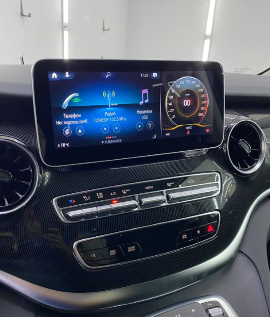 Монитор 10,25" для Mercedes-Benz V-Класс 2019+ NTG 6.0 Android 13 (8/128gb) - фото 3 - id-p227174895