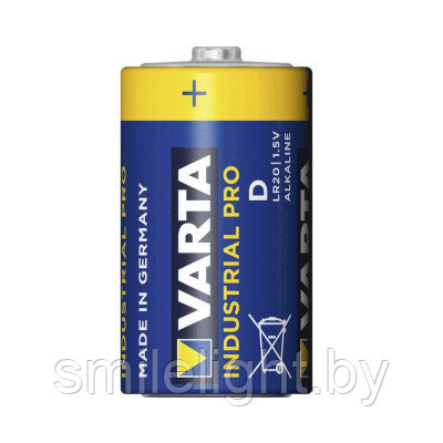 Элемент питания VARTA Industrial D/R20 Alkaline 1,5V