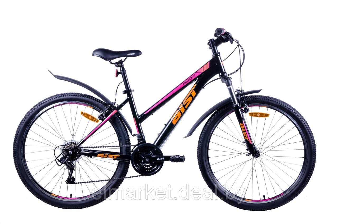 Велосипед AIST Quest W/26/19.5/черный/2022 - фото 1 - id-p227175841