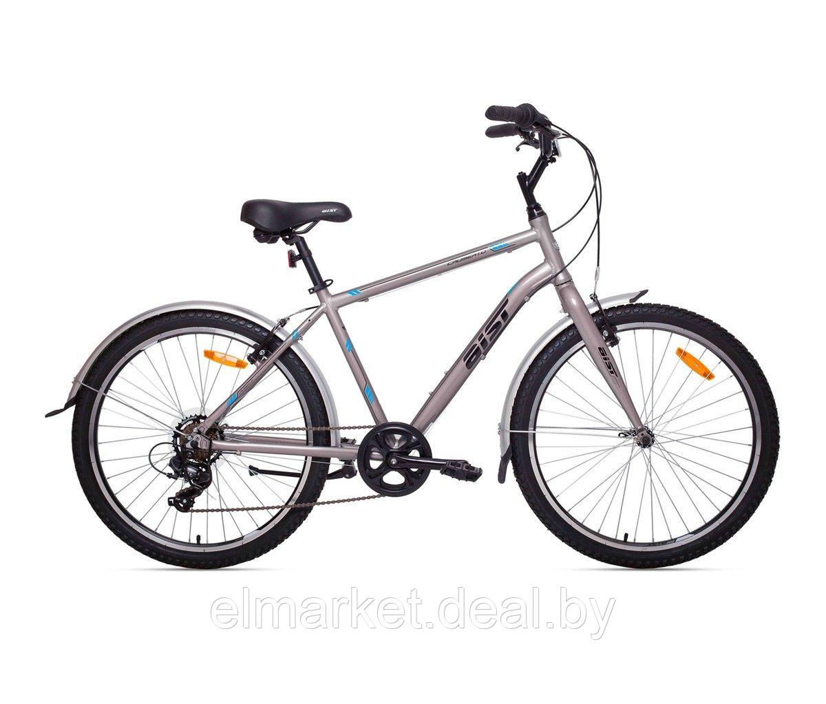 Велосипед AIST Cruiser 1,0 26 16,5 графит 2021 - фото 1 - id-p227175679