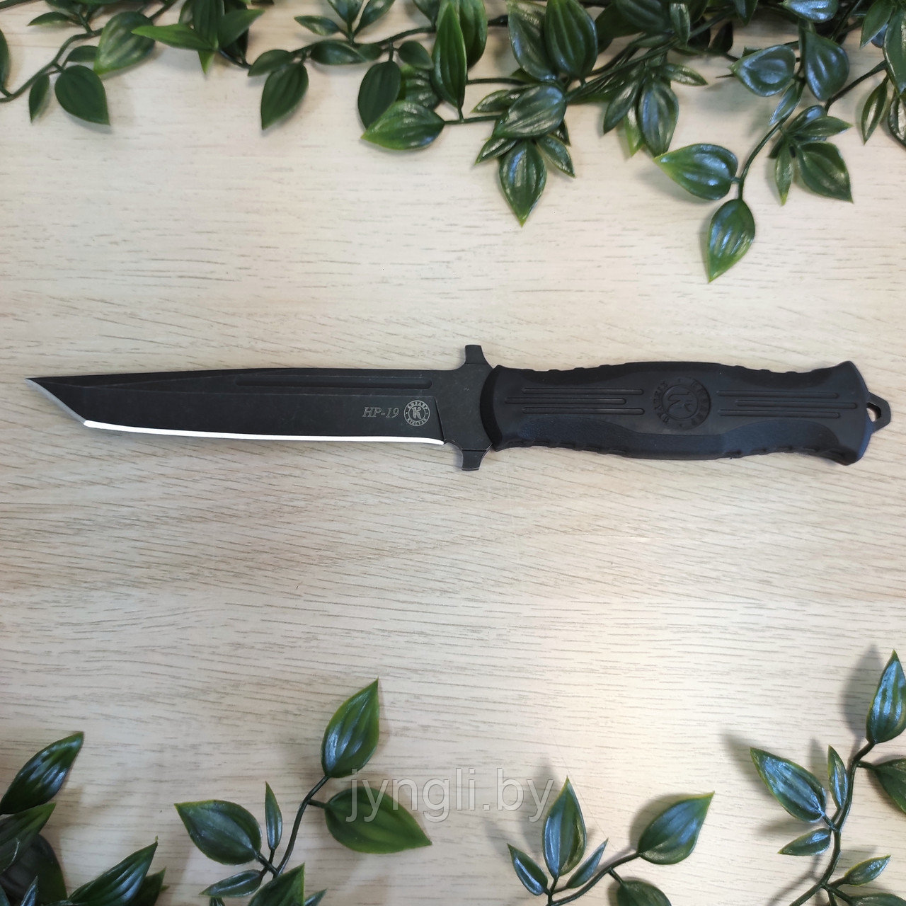 Нож туристический НР-19, черный - фото 6 - id-p208154561