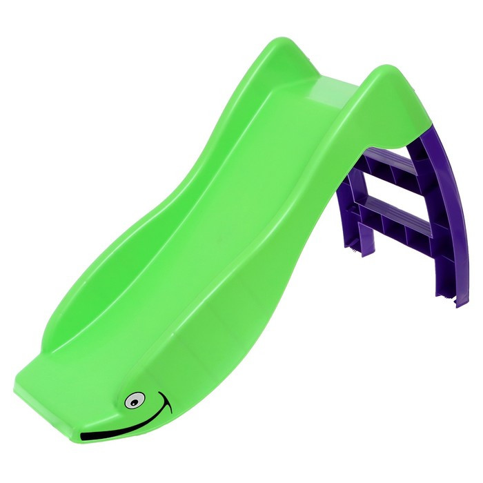 Горка «Дельфин», цвет зелёно-фиолетовый - фото 1 - id-p227176214
