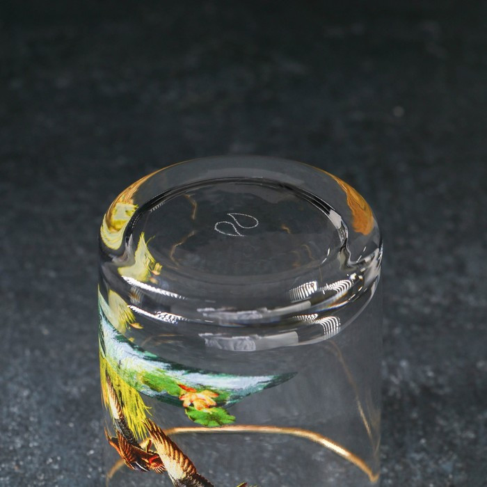 Набор подарочный «Трофейная охота», стеклянный, 3 предмета: графин «Цезарь» 550 мл+ 2 стакана 250 мл - фото 5 - id-p227176342