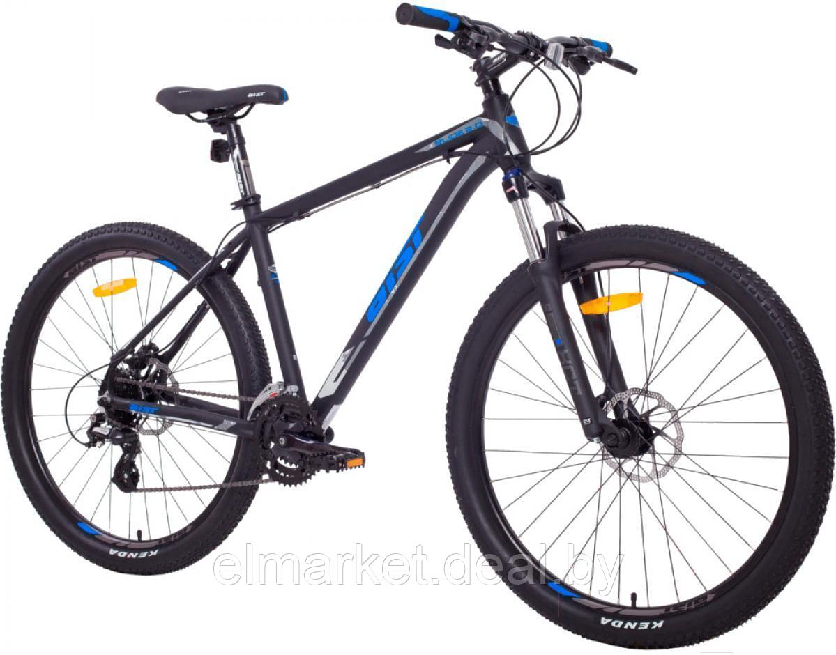 Велосипед AIST Slide 2.0/27.5/20/черно-синий/2022 - фото 1 - id-p227175921