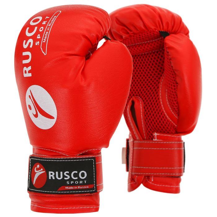 Набор боксёрский для начинающих RuscoSport: мешок, перчатки, 4 унции, цвет чёрный/красный - фото 2 - id-p227176407