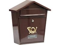 Vorel Ящик металлический почтовый 380х320х105мм коричневый (78582) VOREL