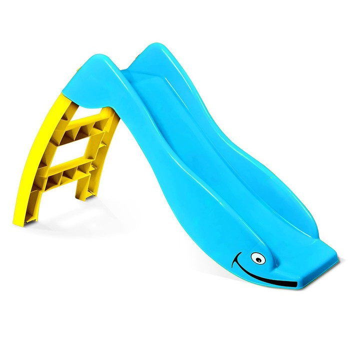 Горка «Дельфин», цвет голубой, жёлтый - фото 1 - id-p227176726