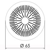 Магнитная вентиляционная решетка Ø 65 мм