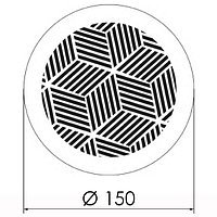 Магнитная вентиляционная решетка Ø 150 мм