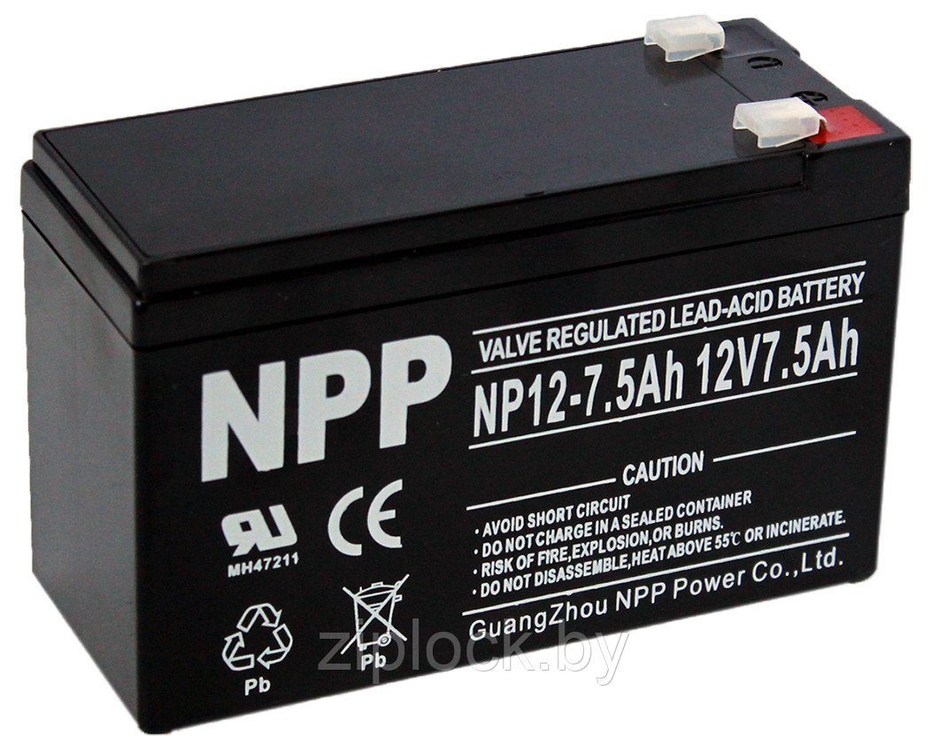 Аккумуляторная батарея NP 12-7.5Ah