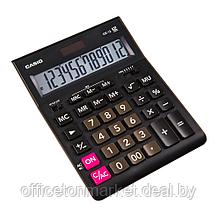 Калькулятор настольный Casio "GR-12-W-EP", 12-разрядный, черный