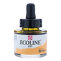 Жидкая акварель "ECOLINE", 231 охра золотая, 30 мл