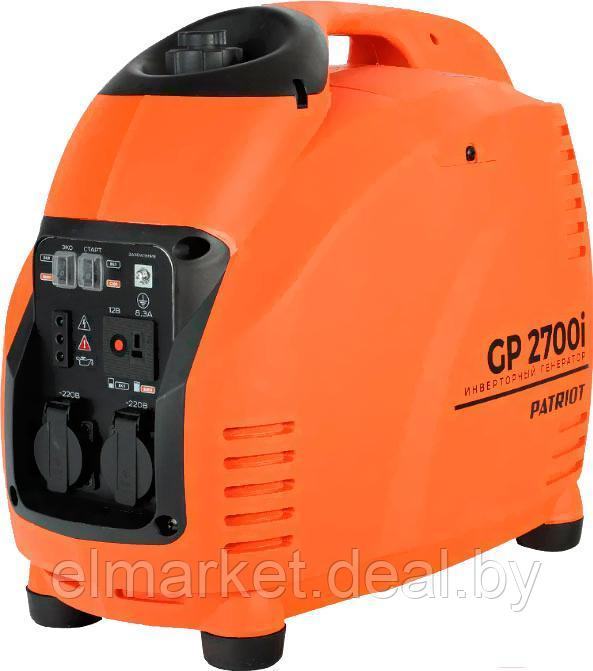 Генератор инверторный Patriot Max Power SRGE 2700i оранжевый оранжевый - фото 1 - id-p227177417