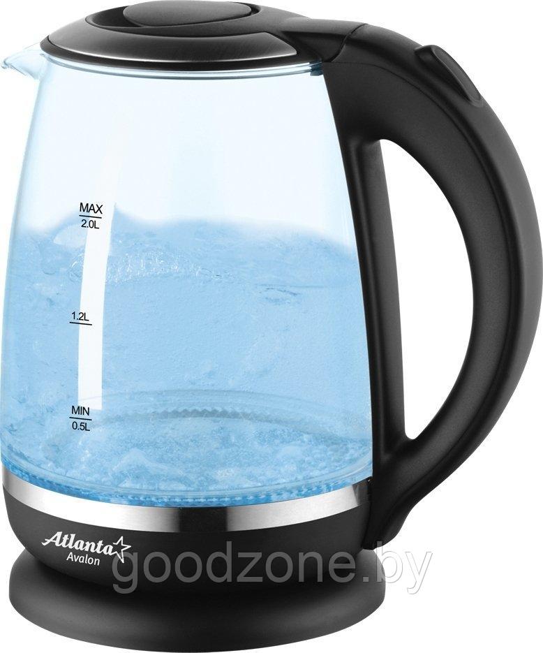 Электрический чайник Atlanta ATH-2471 (черный) - фото 1 - id-p227177973