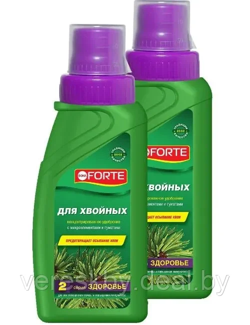 Удобрение Bona Forte органоминеральное жидкое Здоровье для хвойных растений, фл. 285 мл - фото 1 - id-p197858868