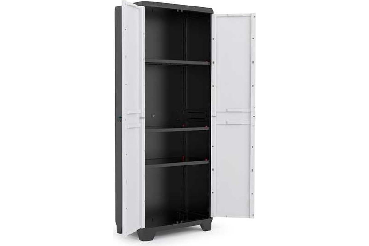 Высокий шкаф Tall cabinet, Черный / серый - фото 1 - id-p191638910