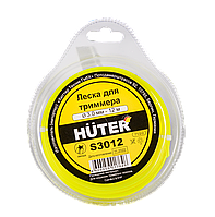 Леска (3 мм, 12 м, звезда) Huter S3012