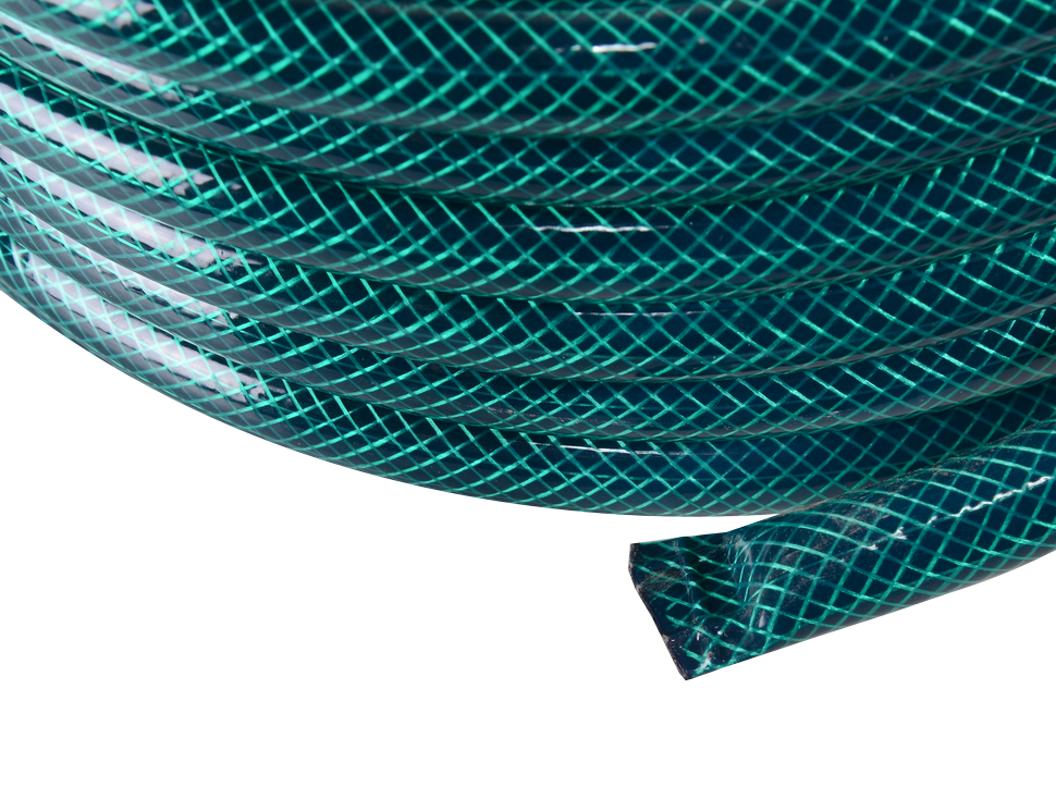 Шланг поливочный ПВХ, трёхслойный армированный 3/4 ", зелёный Вихрь 25м - фото 4 - id-p227178113