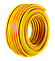 Шланг поливочный ПВХ усиленный, пищевой трехслойный армированный 1/2, жёлтый Вихрь 25 м, фото 2