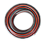 Шланг поливочный ПВХ усиленный премиум, пищевой трехслойный армированный 3/4, чёрн-красн Вихрь 25 м, фото 3