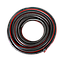Шланг поливочный ПВХ усиленный премиум, пищевой трехслойный армированный 3/4, чёрн-красн Вихрь 50 м, фото 2