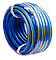 Шланг резиновый армированный, 19х25-1,0 - ВГ., синий с жёлтой полоской ТЭП Вихрь 25 м, фото 4