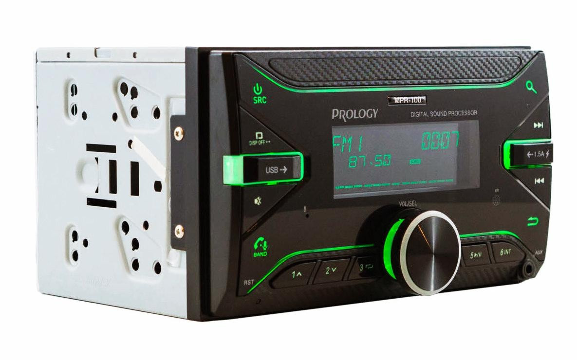 Автомагнитола PROLOGY MPR-100 FM/USB/BT ресивер с DSP процессором - фото 5 - id-p227178483