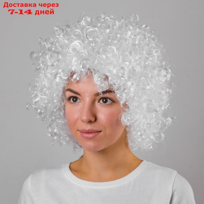 Карнавальный парик "Кудряшки", цвет белый - фото 1 - id-p226947368